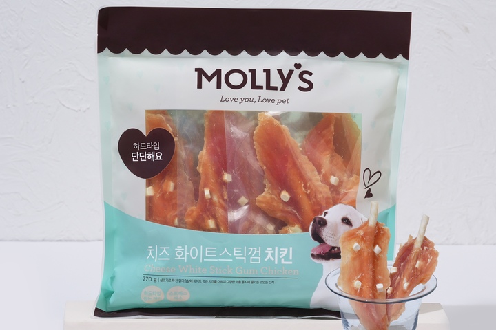 강아지 사료·간식 > 치즈 화이트스틱껌 치킨 270g | 오늘의집 쇼핑 치즈 화이트스틱껌 치킨 270g