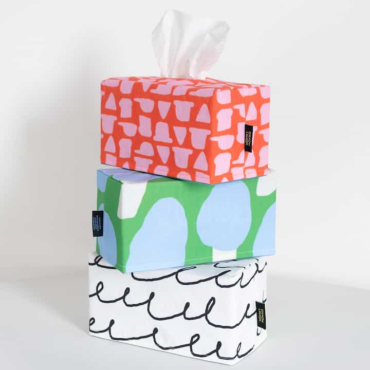 ティッシュカバー 23x12x12cm［3種］