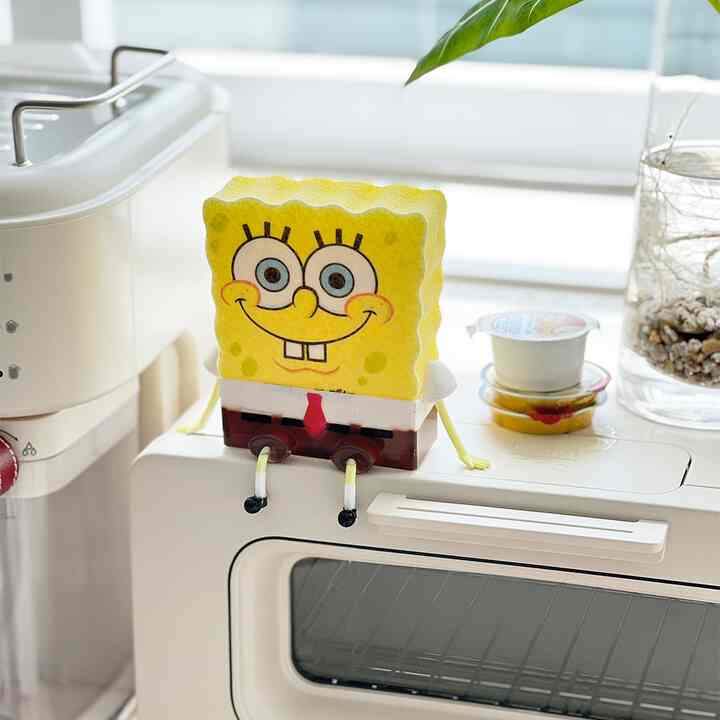 SPONGEBOB スポンジ＆スポンジホルダー セット