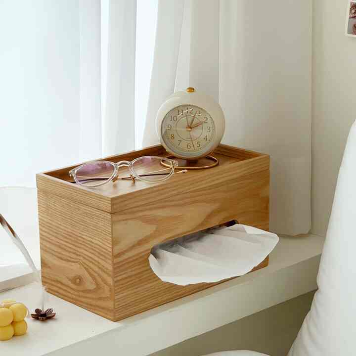 ウッド ティッシュケース