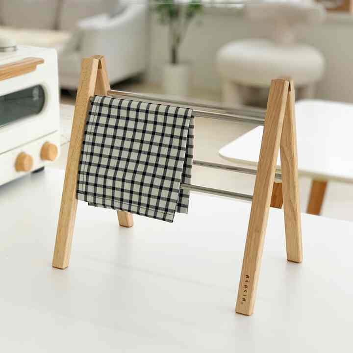 ウッド布巾ハンガー