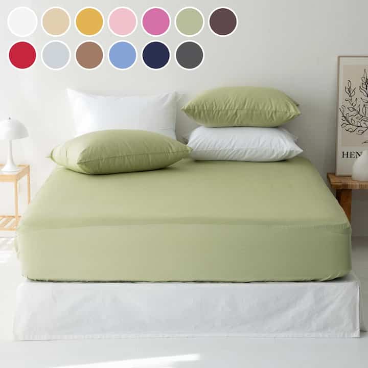 綿100％ ピュアリー マットレスカバー［13色・5サイズ］