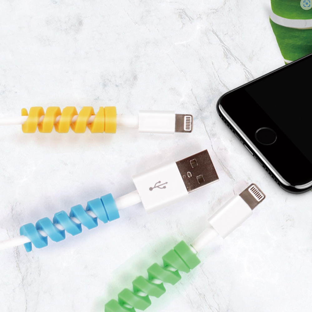 엘로몽키 USB 충전 케이블전선 단선 꼬임방지 보호캡 1p