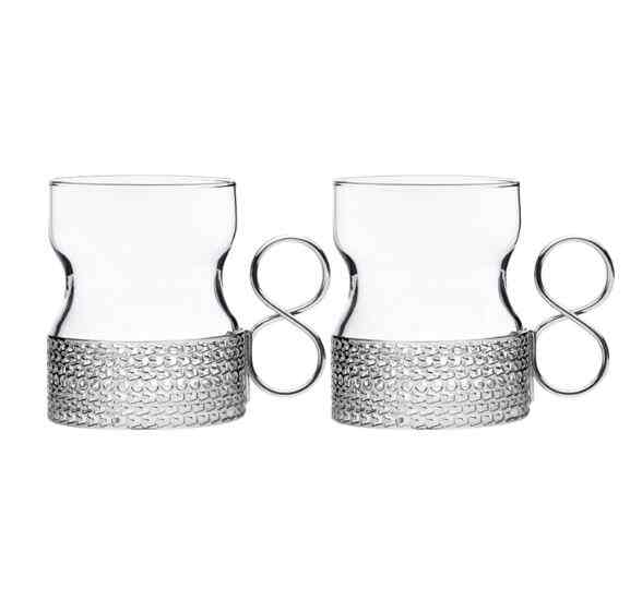 Tsaikka ツァイッカ ホルダー付きグラス ペア