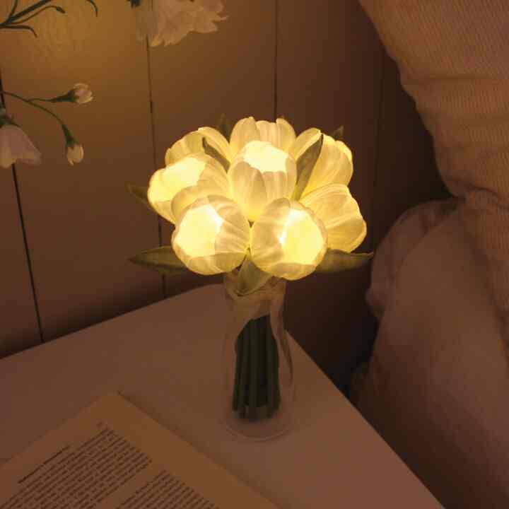 プロポーズ スペシャル チューリップ ブーケ LEDナイトライト