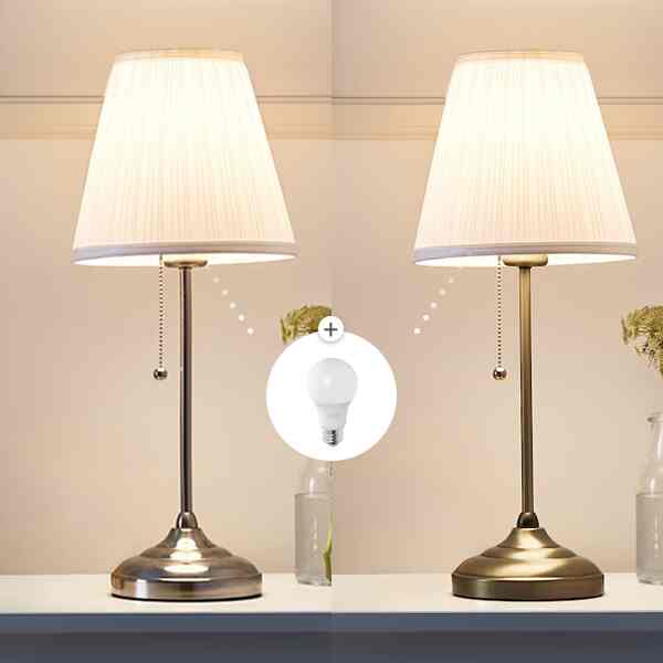 ÅRSTID, Lampu meja, kuningan/putih