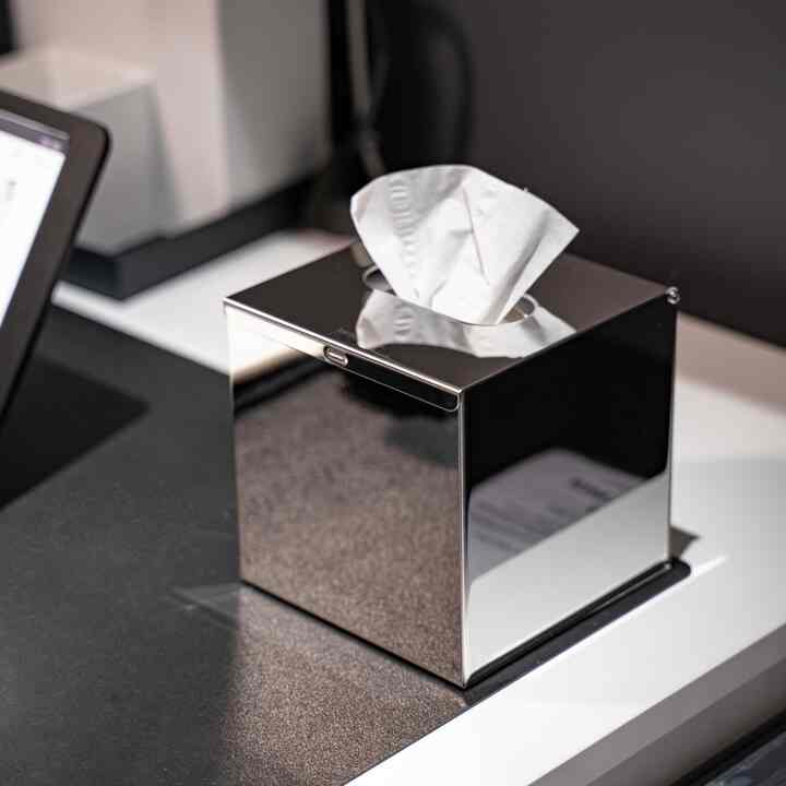 ステンレス シルバー トイレットペーパー ティッシュケース