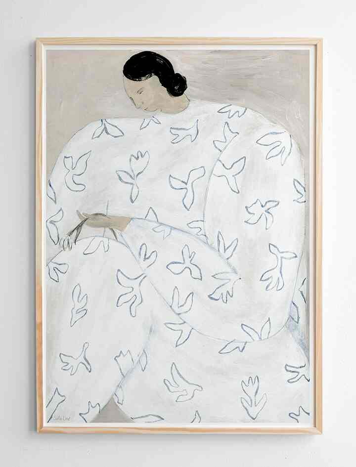 WHITE FLOWER ポスター