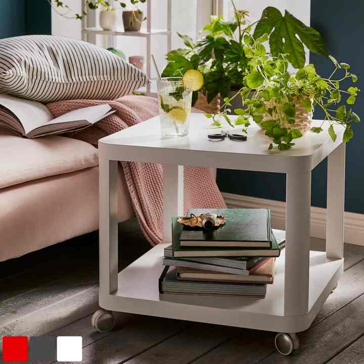 TINGBY ティングビー ソファサイドテーブル キャスター付き