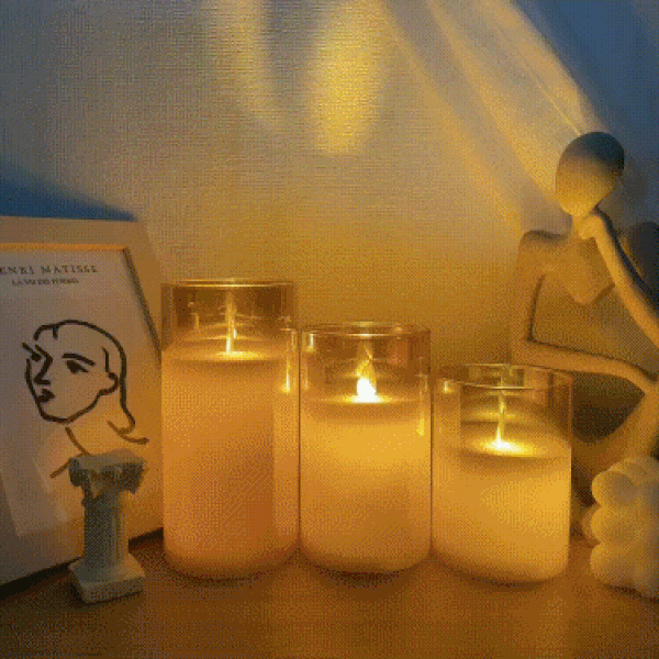 LED Electronic Candle Acrylic Cup
