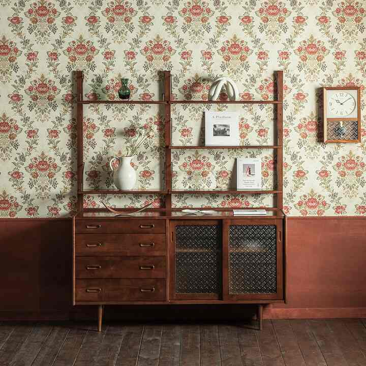 Thelma Louis ガラス収納シェルフ wide