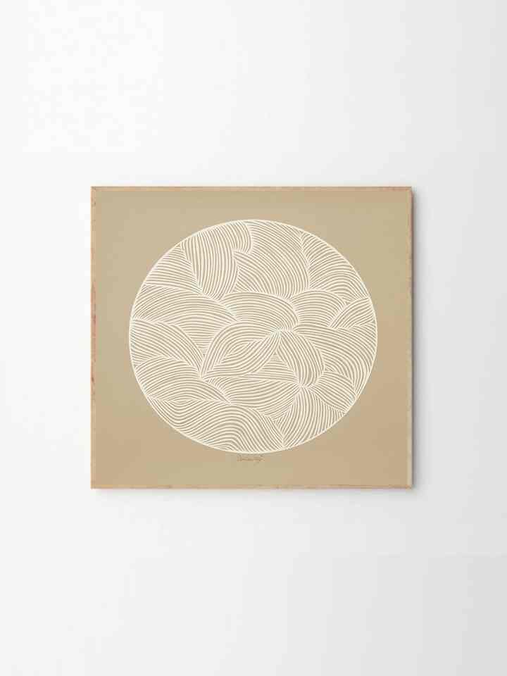 Moon No. 01 ポスター 50x50cm