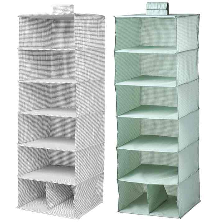 STUK ストゥーク ハンギング収納 6段/仕切り付き