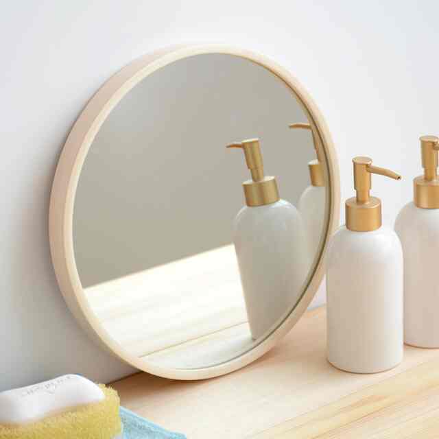 300 ウッドラウンドミラー