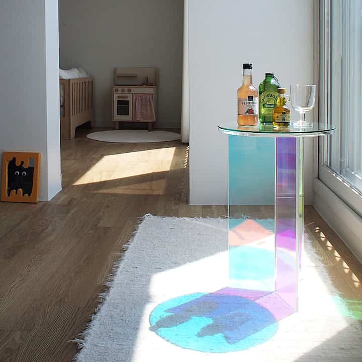 Hologram 円形サイドテーブル