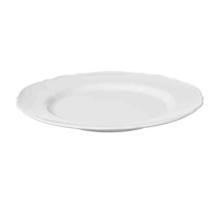 UPPLAGA Plate, White, 11"