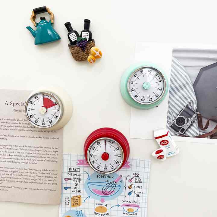 Janrevotw Kitchen Timer (4 colors)