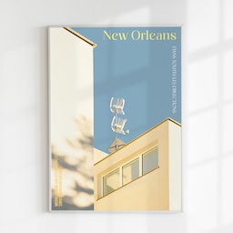 2+1 미드센추리 모던 유럽 풍경 인테리어 포스터 사진 액자 New orleans