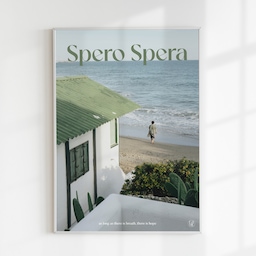 2+1 미드센추리 모던 유럽 풍경 인테리어 포스터 사진 액자 Spero spera