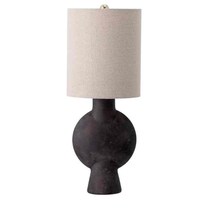 テラコッタ テーブルランプ ブラウン