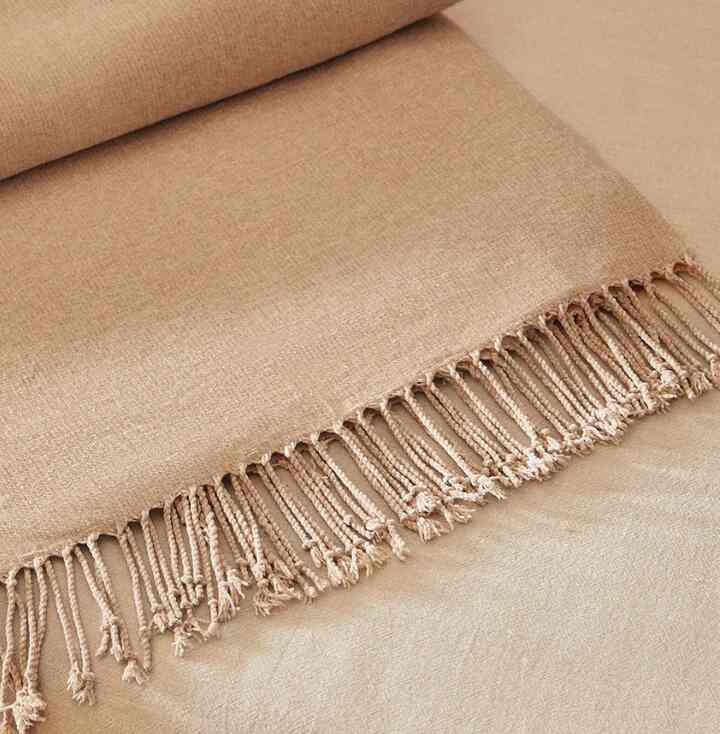 シェニール ブランケット［5色］