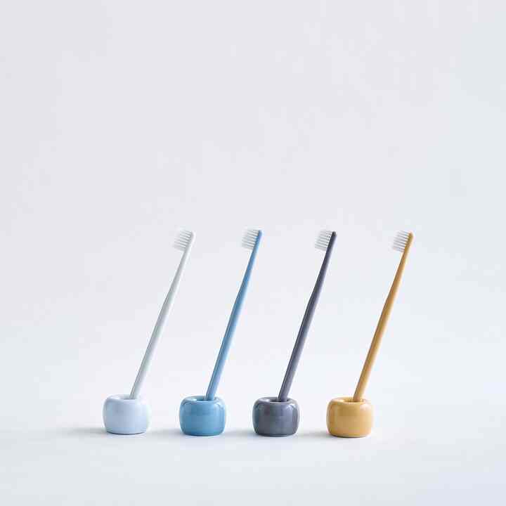 Porcelain Toothbrush Stand (3 colors)