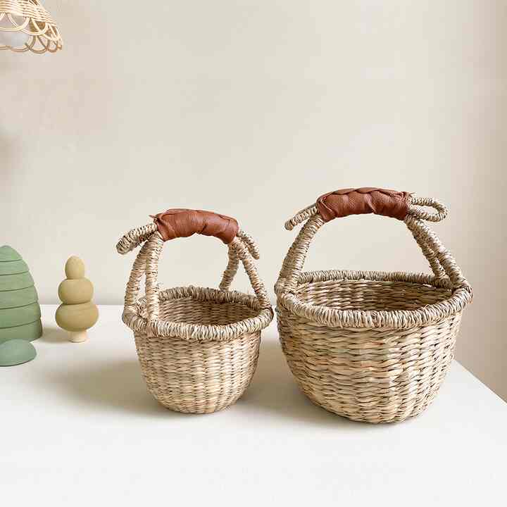 Bolga ラタン バスケット