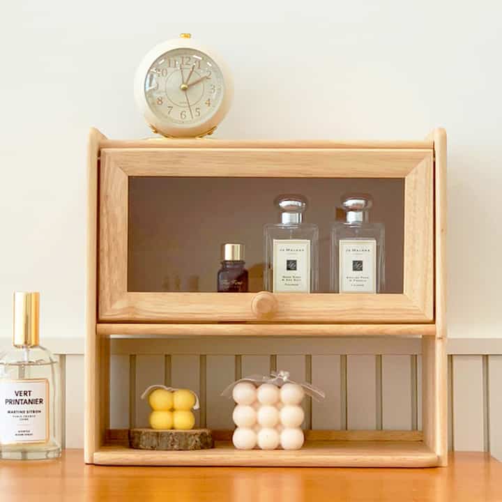 キッチン ナチュラル ウッド 収納 棚