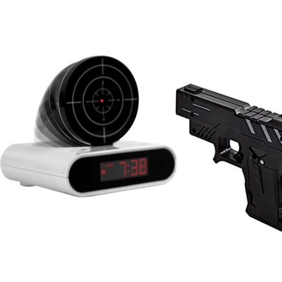 알람·탁상시계 > Gun Alarm Record Clock (권총알람시계 건클락 녹음알람시계) | 오늘의집 쇼핑