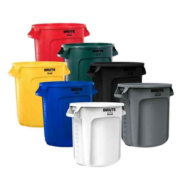 【Rubbermaid】 BRUTE 丸型コンテナ