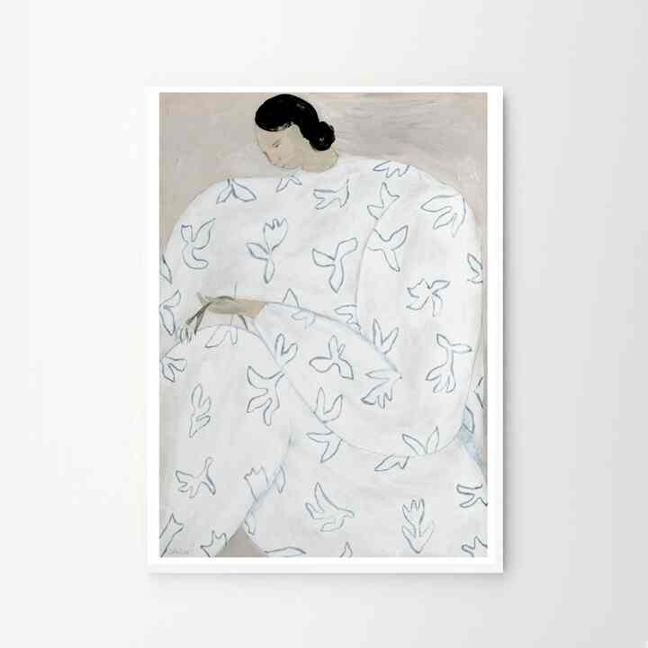 WHITE FLOWER ポスター