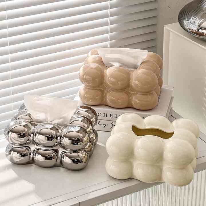 コットンキャンディー ティッシュケース［3色］