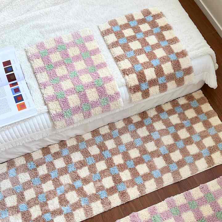 Candy Check Tufted Rug