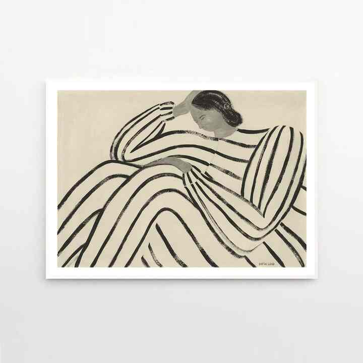 Waiting アートポスター 50×70cm