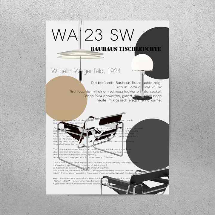 ポスター Bauhaus WA23SW