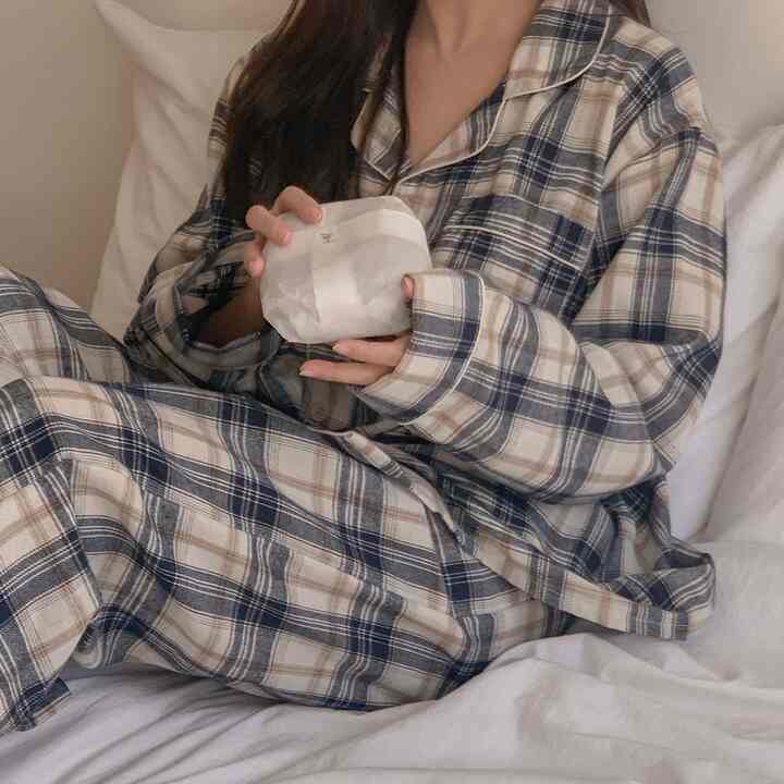 J'eu Friends タータンチェック パジャマセット［3色・2サイズ］