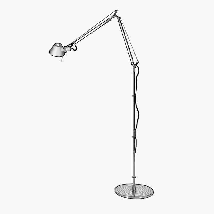 TOLOMEO Reading Floor フロアライト［2色］