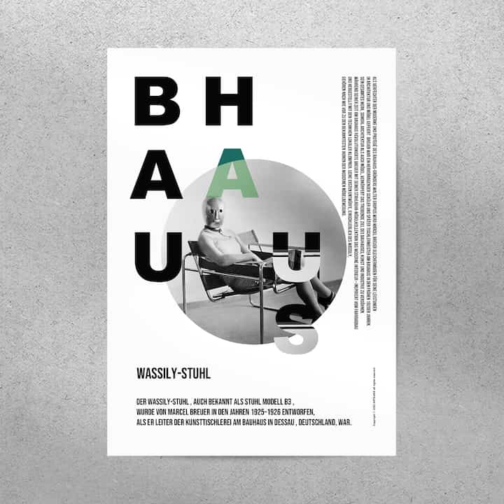 Bauhaus ポスター/ Bauhaus Stuhl［5サイズ］