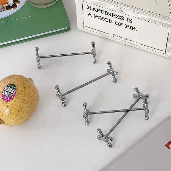 ダンベル シルバー 箸置き 2個セット