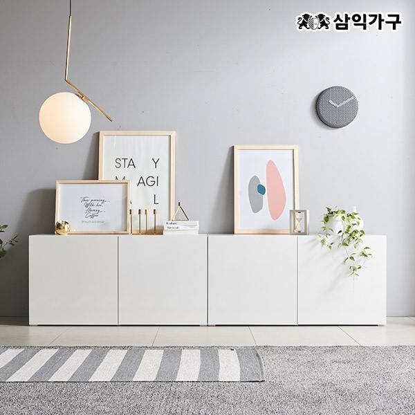 1+1 로맨스 미니멀 거실장 수납장 2400세트 (1200+1200) 가격 추이 삼익가구 1+1 로맨스 미니멀 거실장 수납장 2400세트 (1200+1200) - 최저가 127,900원