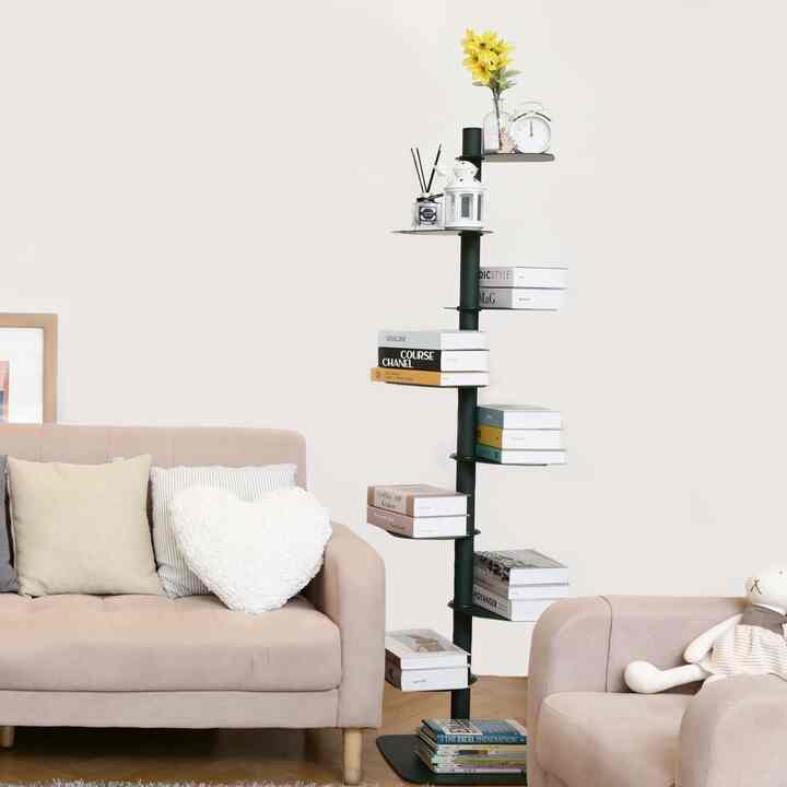 RUND ブックシェルフ 8段 1500［4色］