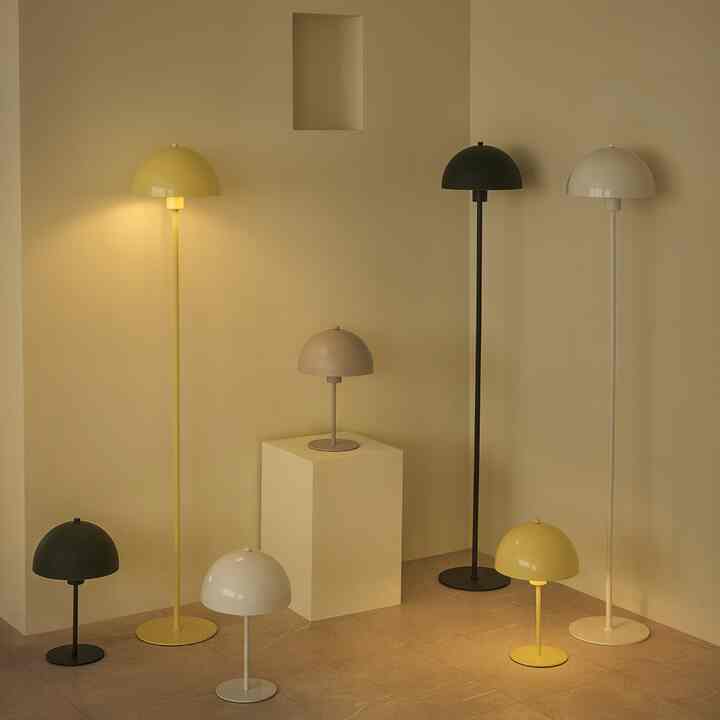 ヌテラ マッシュルームフロアランプ［4色］