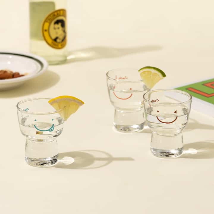 Smile Soju Glass Set of 6