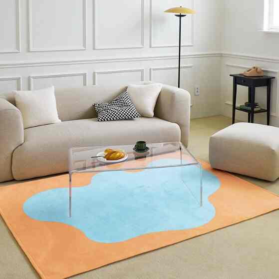 Microfiber Graphic Rug