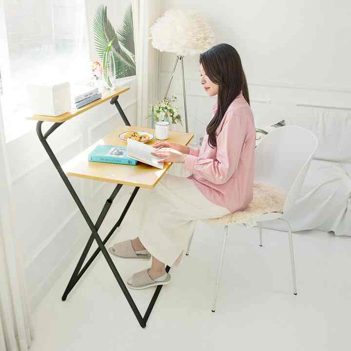 折りたたみ テーブル 2段［3色］