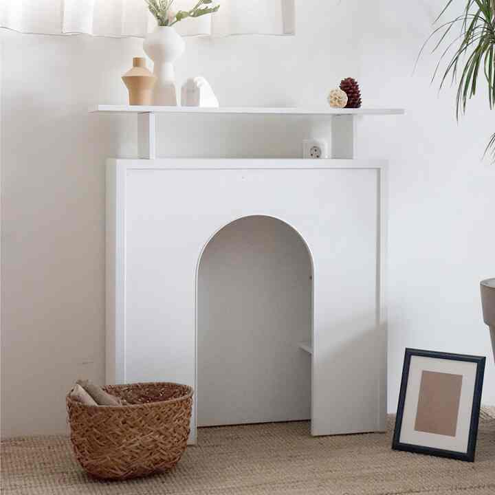 アーチ型 マントルピース コンソール