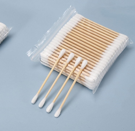 제이킨 천연솜 나무 면봉 100pcs