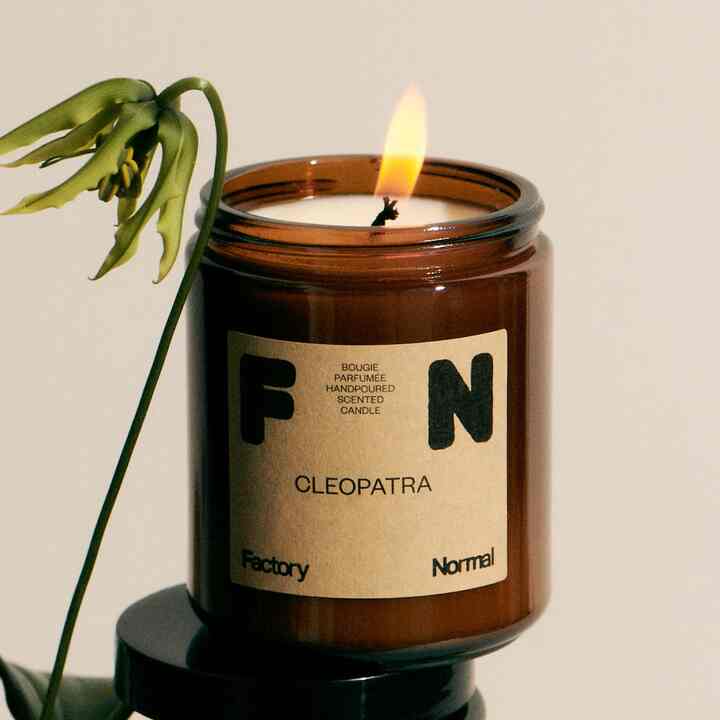  茶色い瓶 キャンドル 210g NAGCHAMPA