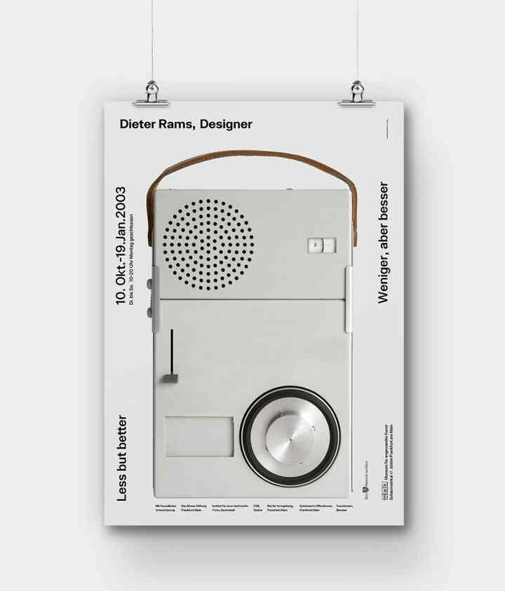 LESS BUT BETTER ポスター