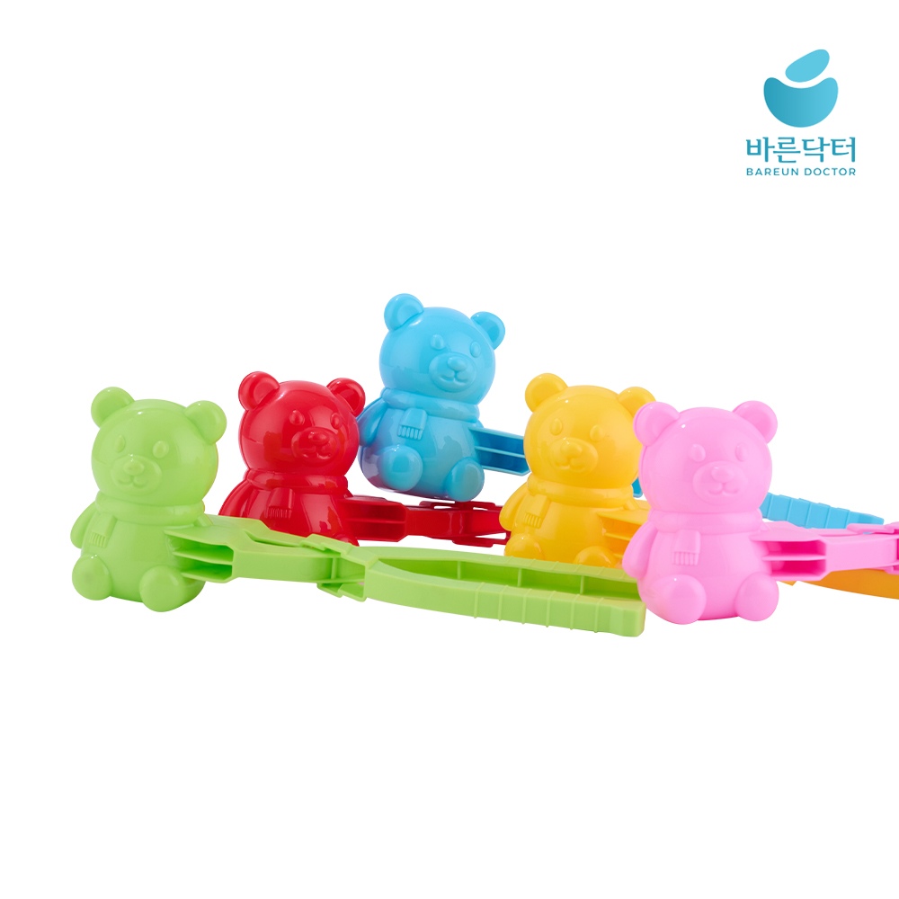 디홈 스노우볼 메이커 눈오리집게 오리눈집게 눈오리 (7. 작은 곰돌이)